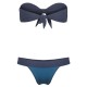 Bikini Strapless Azul Oscuro